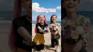 Download lagu Will Jinu choose the wealthy Mira or the poor Rumi? #kpop #demonhunters #rumi #jinu #story #shorts mp3