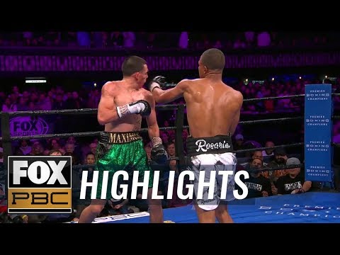 Jeison Rosario sends Marcos Hernandez to the mat with a massive left | HIGHLIGHTS | PBC ON FOX