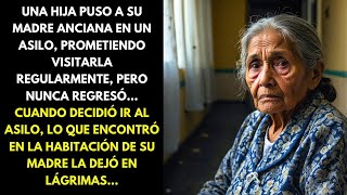 UNA HIJA PUSO A SU MADRE ANCIANA EN UN ASILO, PROMETIENDO VISITARLA REGULARMENTE, PERO NUNCA...