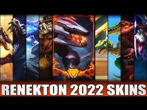 ALL RENEKTON SKINS 2022 - Including PROJECT Renekton