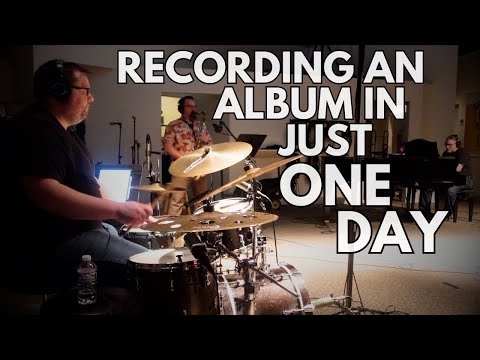 Recording An Album In Just One Day // Studio Jazz Drum VLOG