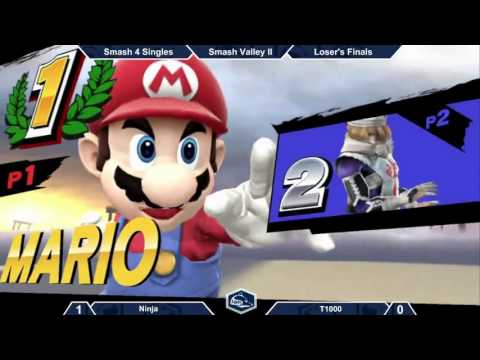 Smash Valley II Wii U Singles Loser's Finals - Ninja vs T1000