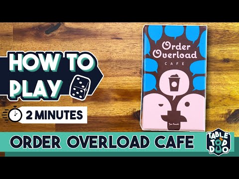 How to Play Order Overload Cafe Card Game in 2 Minute