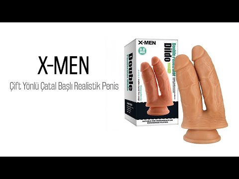 Double Penetrator Çift Yönlü Çatal Başlı Realistik Dildo Penis