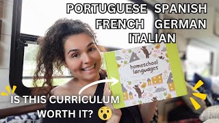 Homeschool Languages Unboxing &amp; First Impressions - How to Teach your Child a Foreign Language