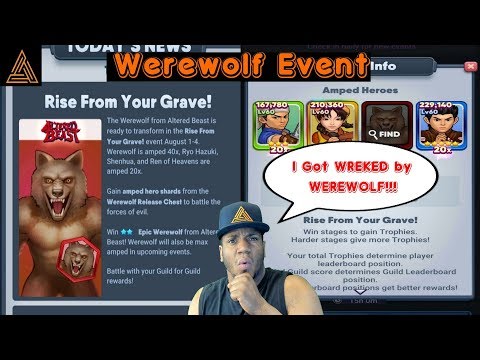 Sega Heroes - Werewolf Event - Altered Beast