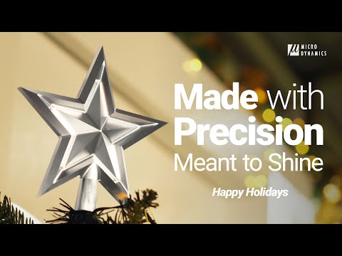 Making a Christmas Star with MEGA 40V | MICRO DYNAMICS Holiday Story