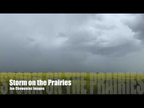 Storm Rolling Across the Prairies (time-lapse)