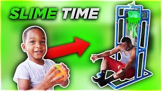 Splash Dunk Tank Challenge Family Fun Activities With DJ&#39;s Clubhouse!!