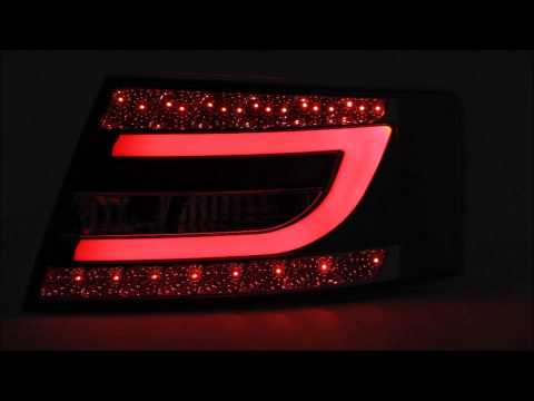 05-08 Audi A6 4 Door Light Bar LED Tail Lights
