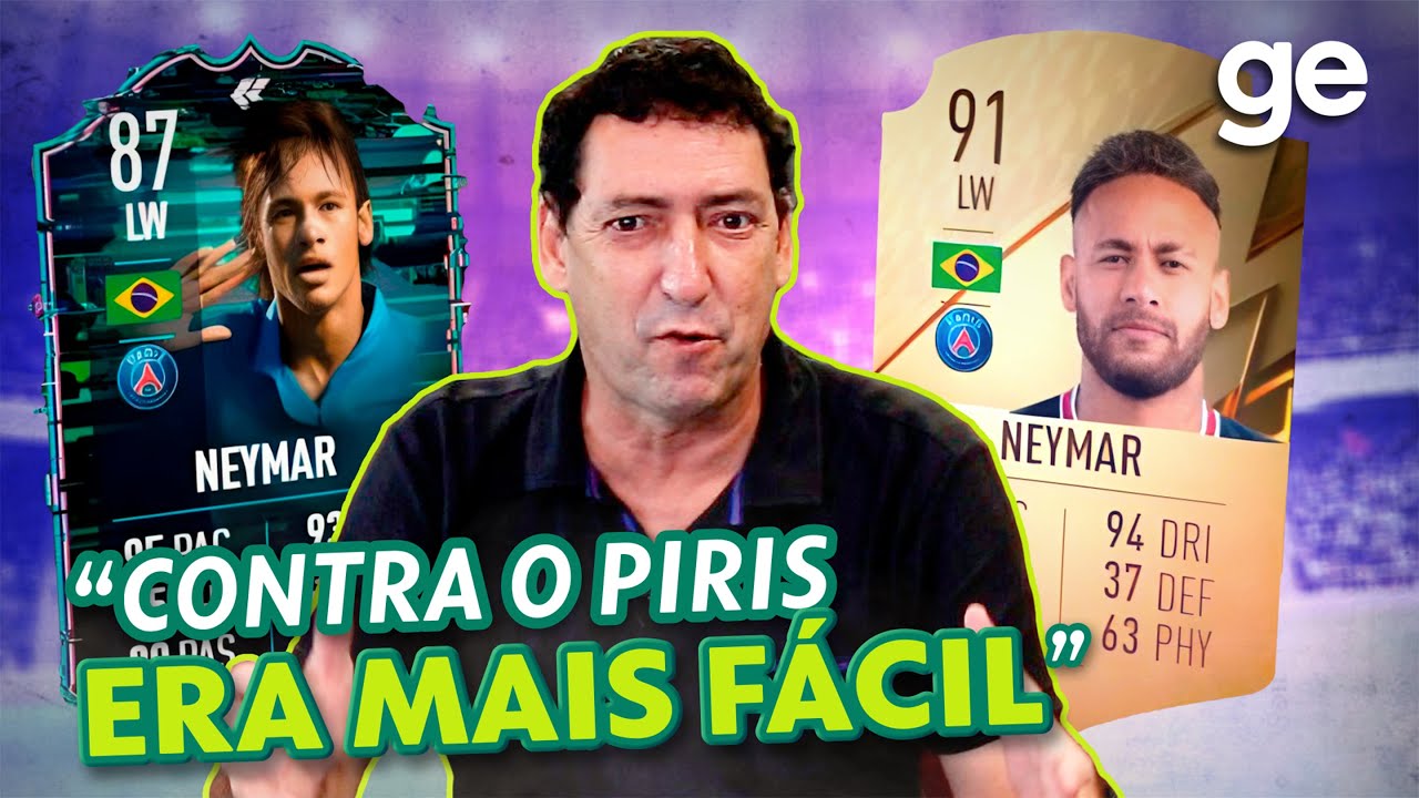 FIFA 22: PVC escolhe entre NEYMAR DO SANTOS e NEYMAR DO PSG | PVC compara | ge.globo