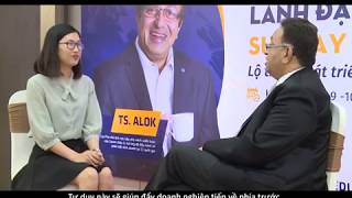 Dr Alok Bharadwaj CreoVate in a TV talk on Change Management