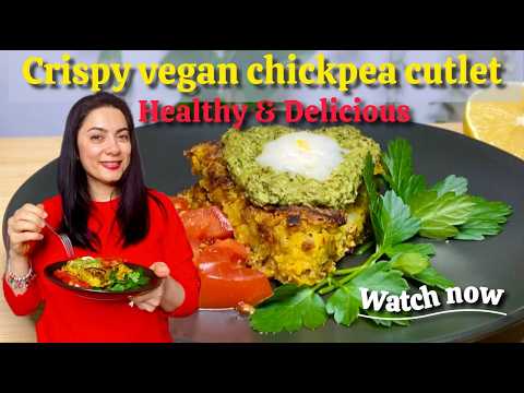 Crispy & High-Protein Vegan Chickpea Cutlet, MustTry Recipe, Mrs Vegan