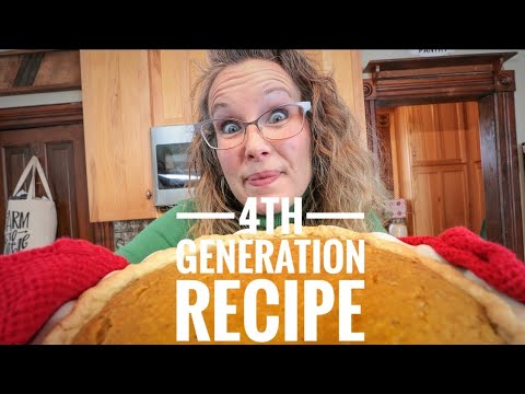 Granny's (Secret) Pumpkin Pie Recipe! 4th Generation