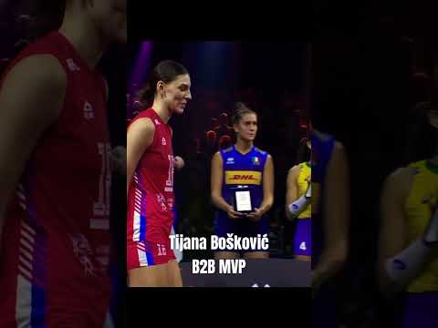 The legend “Tijana Bošković” ,Back to back MVP of FIVB world championship