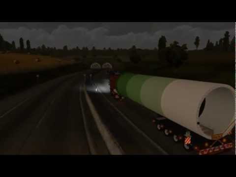 Euro Truck Simulator 2 heavy load to London with Scania R560 part2