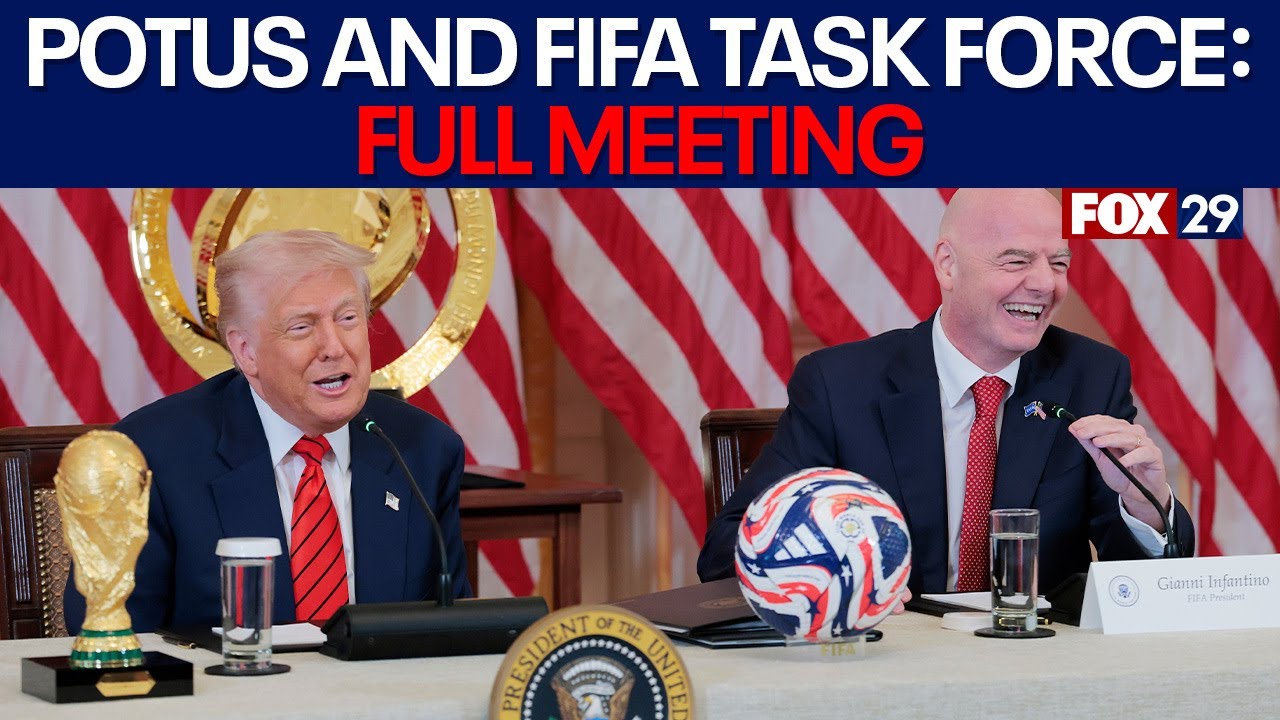 FULL MEETING: President Trump and FIFA Task Force meet at White House