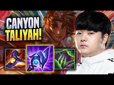 CANYON IS SO CRAZY WITH TALIYAH! - DK Canyon Plays Taliyah JUNGLE vs Hecarim! | Season 2023