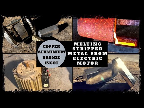 7KG Motor Meltdown Trash To Treasure -  Copper Aluminium Bronze Ingots