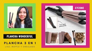 Reseña Plancha 3 en 1 | Wonderful | Marca CyZone