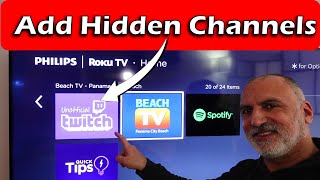 How to add a hidden channel to Roku TV with its code