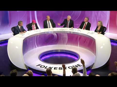 Nigel Farage and Eddie Izzard clash over housing and immigration   BBC News
