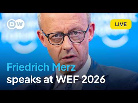 Live: German Chancellor Merz address to the World Economic Forum 2026 | DW News