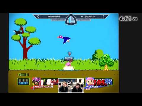 Sm4sh@Mines 54 - OverThree8 (Captain Falcon) Vs. HLG|SAMFISH (Villager) - Winners Quarterfinals