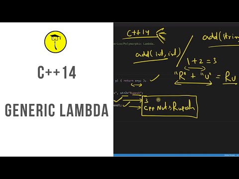 Generic Lambda In C++