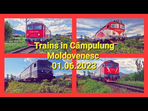 [4K] Trains in Câmpulung Moldovenesc | 01.06.2023