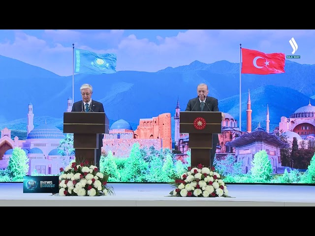 Kazakh President receives Türkiye’s highest state honor