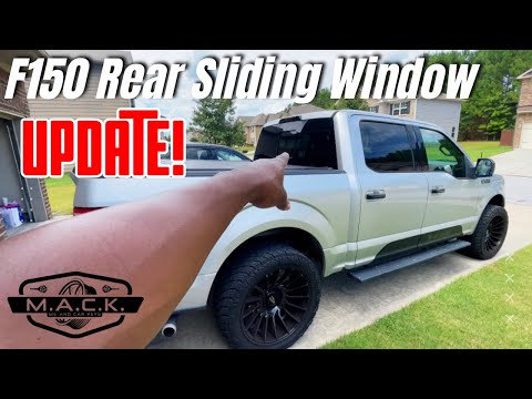 F150 Rear Sliding Window UPDATE!
