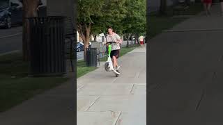 Wild wheely on Lime scooter #shorts #awesome