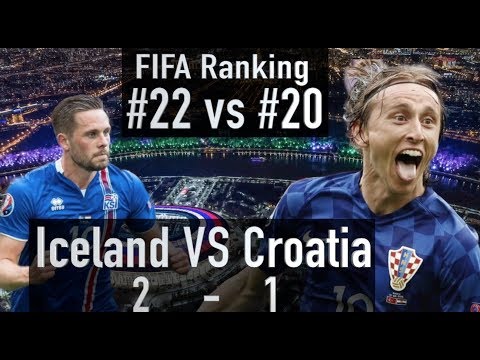 ICELAND 2 vs CROATIA 1- 2018 WORLD CUP