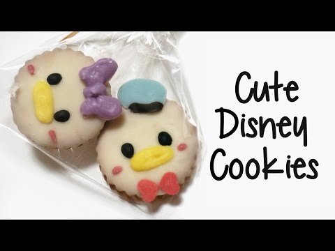 how to make cute Disney Tsum tsum Cookies! ディズニーツムツムアイシングクッキー Video