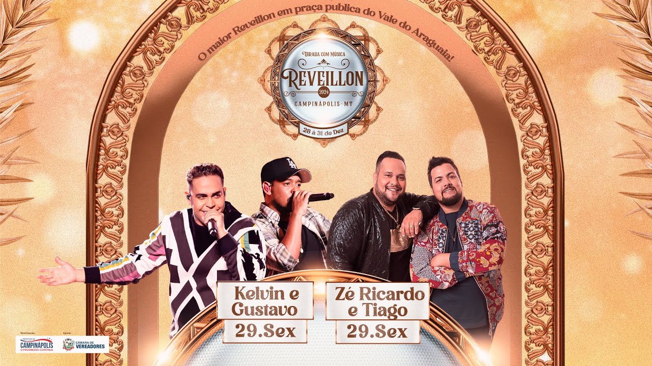 REVEILLON 2024 AO VIVO - KELVIN E GUSTAVO E ZÉ RICARDO E THIAGO