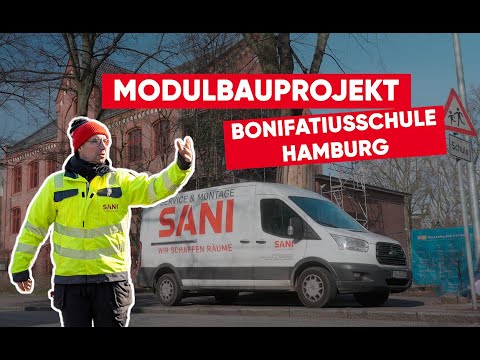 Neue Schulcontainer für die Bonifatius-Schule in Hamburg | SANI GmbH