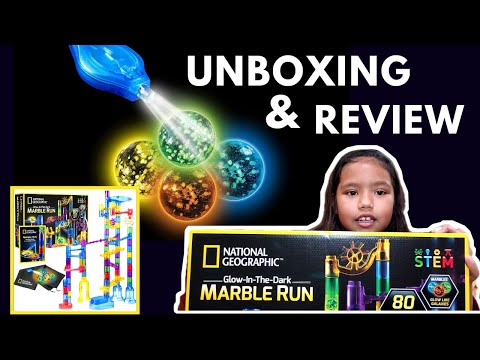 National Geographic Glow in the Dark Marble Run / Unboxing and Review