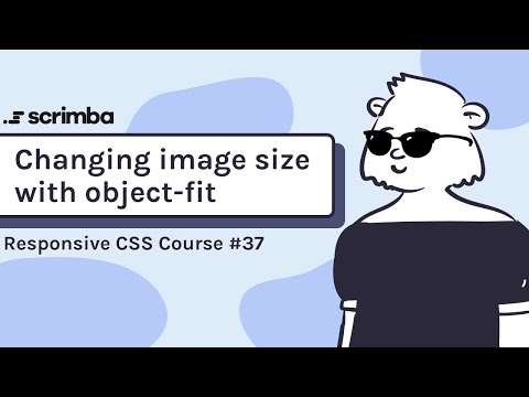 37. Changing image size with object-fit - Responsive CSS Tutorial