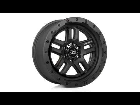Black Rhino Truck Wheels - Barstow in Textured Matte Black