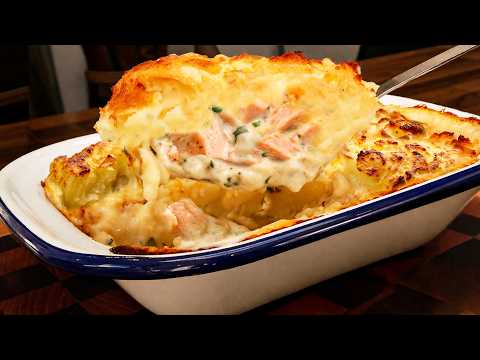 Fish Pie in a Creamy Cheese Sauce