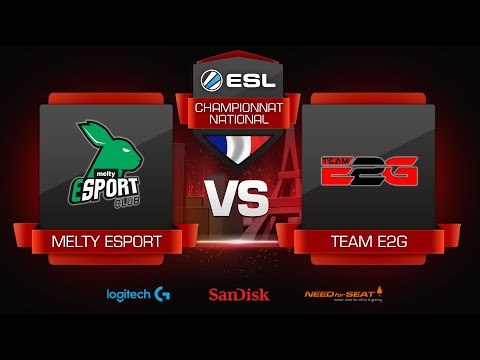 MELTY ESC vs TEAM E2G - ESL Championnat National Été 2016 LoL