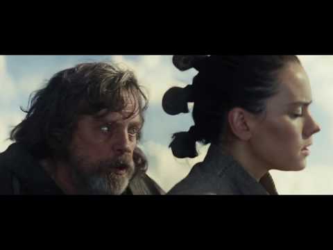 luke teaches rey about the force but its edited so its not embarrassing