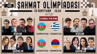 BÖYÜK OYUN!! Azərbaycan - Ermənistan!! | VII TUR Dünya Şahmat Olimpiadası 2026
