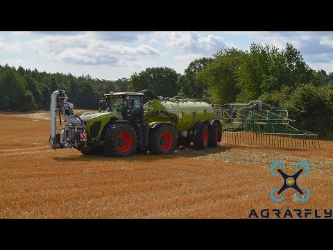 Landboden Parmen | Bodenbearbeitung und Gülleausbringung | Xerion 5000 | Challenger MT 875e