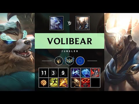 Volibear Jungle vs Pantheon - EUW Challenger Patch 25.17