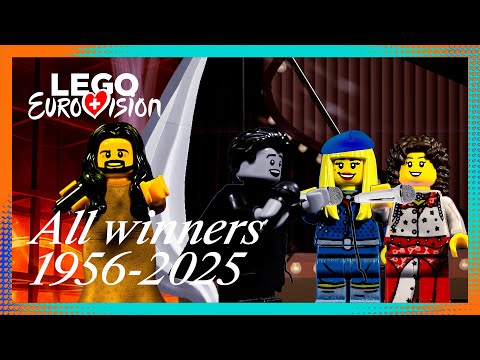 LEGO: Eurovision - All Winners 1956 - 2025 | #UnitedByMusic