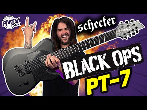Schecter PT-7 MS Black Ops 2024 - Present - Satin Black Open Pore image 4