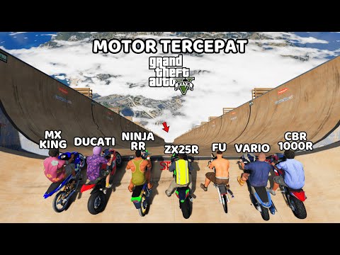 EKSPERIMEN MOTOR DI TEMPAT TERTINGGI - GTA 5 MOD