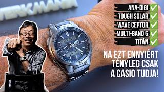 Mennyi??? Egy Casio titán, ana-digi, tough solar és rádiós órát hoztam meglepő áron !